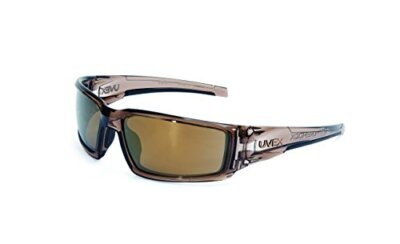 Brown Frame With Gold Mirror Lens &