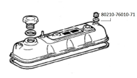 80210-76010-71 90210-0919 FOR TOYOTA 4Y WASHER SEAL RUBBER +