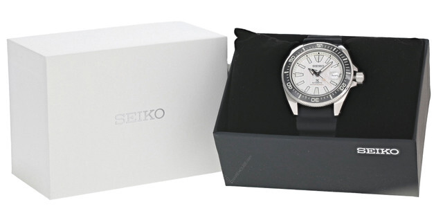 Pre-owned Seiko Prospex Auto Diver 44mm White Dial Men's Watch Srpe37