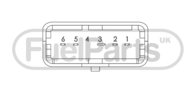 Air Mass Sensor fits CITROEN C5 DC DE 2.0D Flow Meter
