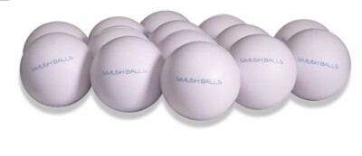 NEW! SMUSH BALLS / ULTIMATE ANYWHERE BATTING PRACTICE BASEBALL/ 12 PK/ WHITE