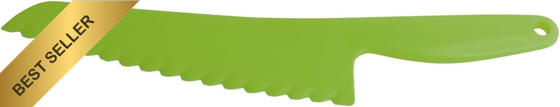 Salad Lettuce Knife - Serrated Edge, Ergonomic Handle, Ideal for Slicing Lettuce