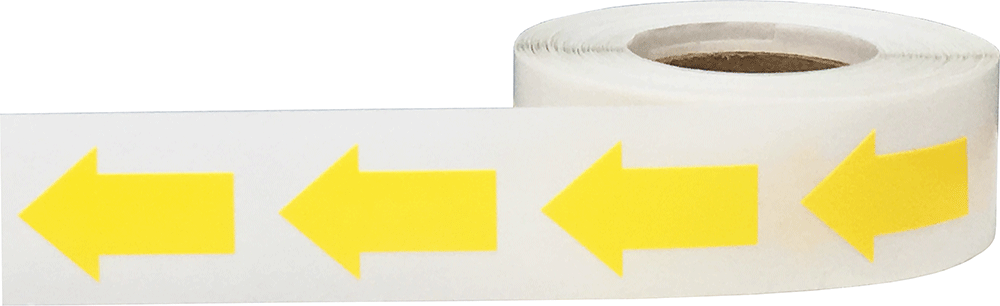 Color Coding Arrow Labels | 1 x 5/8 Inch | 500 Pack | Pick One Color