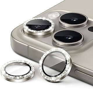 JETech Camera Lens Protector for iPhone 15 Pro 6.1-Inch and iPhone 15 Pro Max 6.