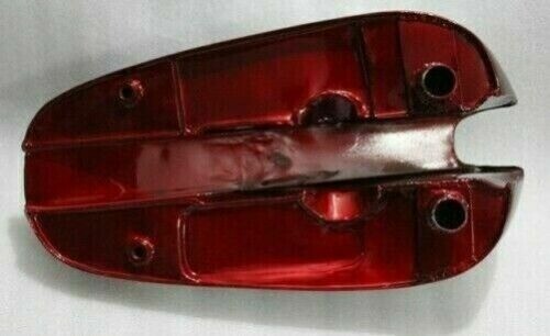 FUEL TANK STEEL RED & CHROME For NORTON AJS MATCHLESS G12 CSR COMPETITION  