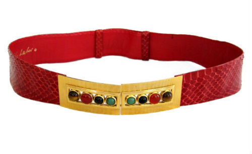 Vintage Judith Leiber Swarovski Crystal Belt Judith Leiber 1980s Swarovski Teddy Bear Belt – Vintage by Misty main image 3