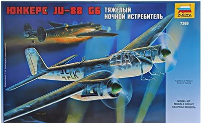 Zvezda 7269 Junkers Ju-88G6 German Heavy Night Fighter 1:72 NIB Free Shipping