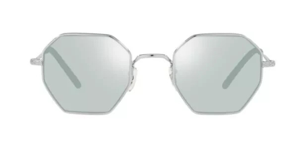 Pre-owned Oliver Peoples Ov1312 Holender 5036 Silver/sea Mist Unisex Eyeglasses/sunglasses In Clear/sea Mist