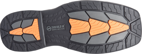 Pre-owned Double-h Boots Men's Redeemer 11" Waterproof Metatarsal Guard Wide Square In Medium Bro