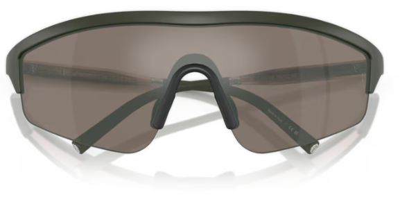 Pre-owned Oliver Peoples 0ov5560s R-7 70067i Semi Matte Green Sierra Men's Sunglasses In Sierra Flash Mirror