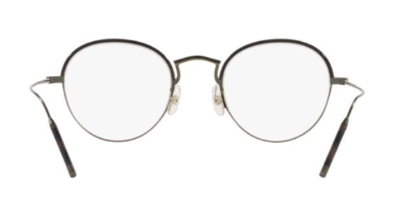 Pre-owned Oliver Peoples 0ov1290t Tk 6 5284 Antique Gold/tortoise Round Unisex Eyeglasses In Blue Block