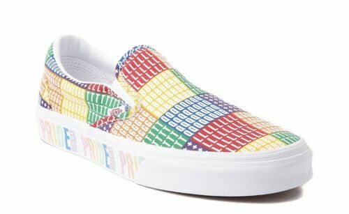 Разноцветные мужские кеды VANS CLASSIC SLIP ON Pride 10,5 11 11,5 13