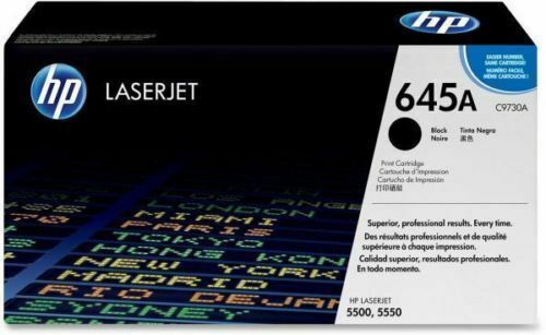HP C9730A (645A) Black Genuine Original Laserjet Toner Cartridge VAT Invoice