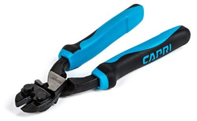 Klinge Mini Bolt Cutter, 8'' , Blue/black, Easily cut through wires, threaded rod