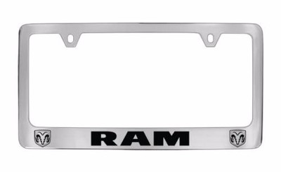 Dodge Ram PLASTIC Chrome License Plate Frame