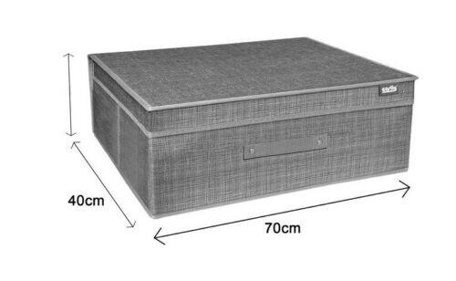 Box Scatola Salvaspazio Portatutto Contenitore Organizer 70x40x30cm idea