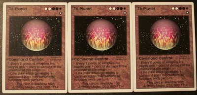 Galactic Empires CCG T6 Command Central Promo Lot Mint Free Shipping