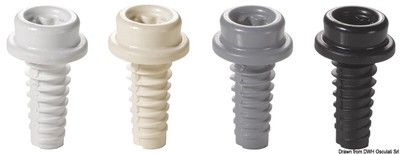 CAF-COMPO universal composite screw studs white thread 10 mm 10 pcs