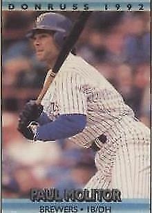 Donruss 1992 - Paul Molitor #22