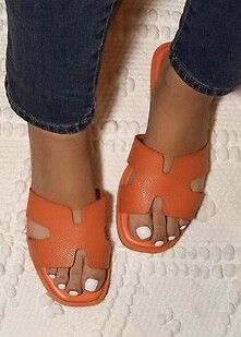 Women Wild Diva H Design Band Sandals