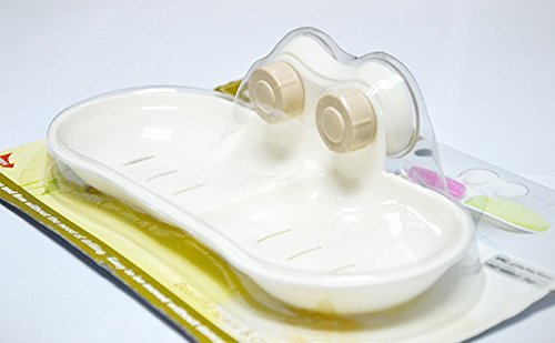 Bagno Plastica Mensola Doccia Porta 2 Sapone Attacco A Ventosa idea