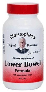 Christophers Original Formulas Формула для нижних отделов кишечника 100 % Растительный экстракт
