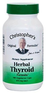 Оригинальные формулы Christophers Herbal Thyroid 100 VegCap от Christophers