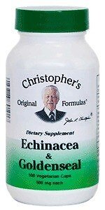 Оригинальные формулы эхинацеи и золототысячника от Christophers, 100 капсул