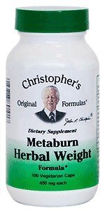 Оригинальные формулы Christophers Metaburn Herbal Weight Formula 100 % растительный экстракт
