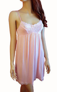 ADOME Negligee Sexy babydoll nachtkleding sleepwear diepe V-hals nachthemd voor dames kant nachtjurk lingerie met kanten detail, zwart, XS