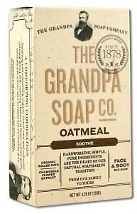 Овсяное мыло Grandpa Soap Company 4,25 унции кускового мыла