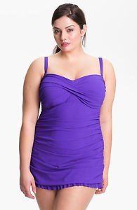 slim fit dress slacks Dolfin Women's Aquashape Solid Wrap Halter Swim Dress - Black main image 0