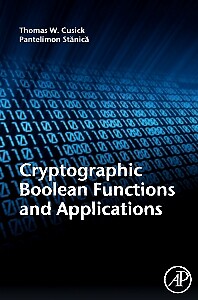 Cryptographic Boolean Functions and Applications Cusick Stanica Hardback