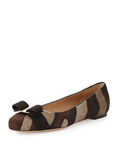 フラットシューズ Ferragamo \"Noella Fur\" shearling ballet flats FERRAGAMO Noella Shearling Flats | Saks Fifth Avenue