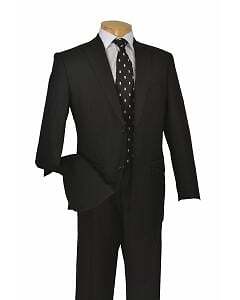 Royal Diamond Men's Pants And Jacket Suit,  Black, 40R 34W