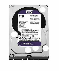 WD Purple WD40PURX 4TB 3.5 Surveillance Hard Disk Drive Intellipower 6Gb/s DVR