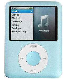 Blue iPod and MP3 Players