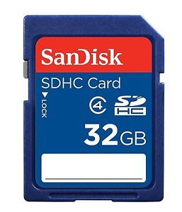 Карта памяти сотового телефона SanDisk 32 ГБ SDHC