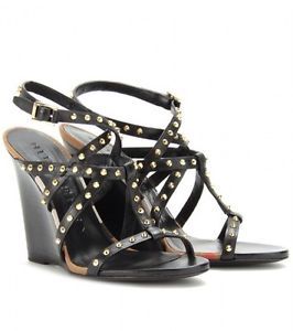 Sandalias de cuero de mujer Burberry