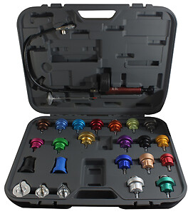 MASTERCOOL 43302 25 Piece Cooling System Pressure Test Kit NEW