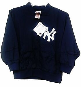 Детская утепленная куртка MLB Majestic New York Yankees Boys, сшитая в Нью-Йорке, темно-синий, 2 Т