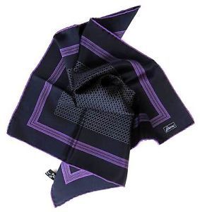 Franco Minucci Brand Tie Small Pattern Diamond Silk Po Men'S