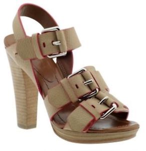 Женские кожаные каблуки Theory