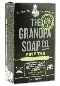 Мыло из сосновой смолы Grandpa Soap Company 4,25 унции. Бар