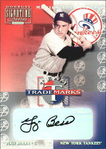 Yogi Berra（ヨギ・ベラ） 【1997 Donruss Significant Signatures  