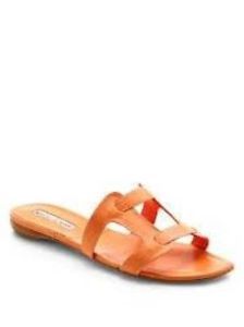 Sandalias y chanclas de cuero para mujer Manolo Blahnik