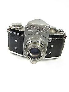 VINTAGE EXAKTA MOUNT MEYER-OPTIK GORLITZ RED V 35MM F4.5 VINTAGE EXAKTA MOUNT MEYER-OPTIK GORLITZ RED V 35MM F4.5