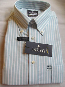 Stafford Striped Dress Shirts for Men