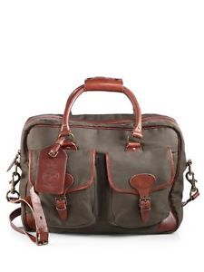 Ralph Lauren Denim & Supply Tote Canvas Leather Shoulder Bag
