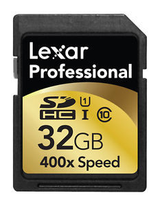 Tarjeta de memoria para cámara SDHC Lexar